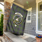McMillan Hunting Modern Tartan Crest Garden Flag